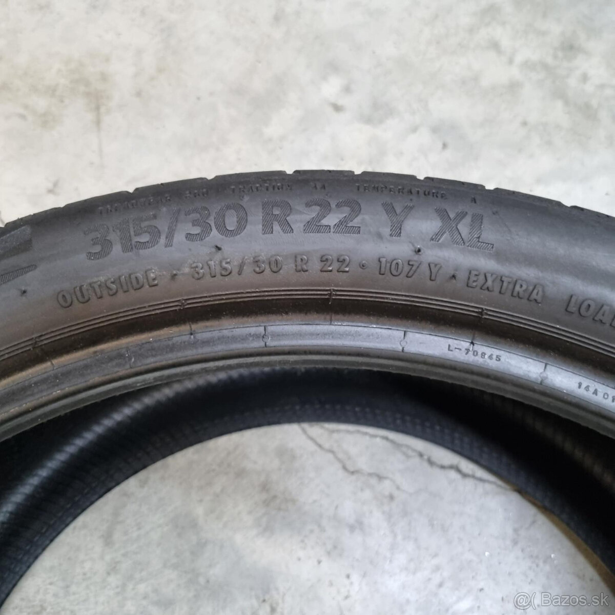 Letné pneumatiky 315/30 R22 CONTINENTAL - 4