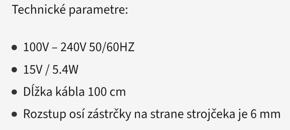 Napajací adaptér Philips HQ8505 - 4