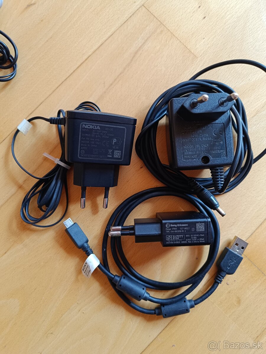 Nabijacky,sluchatka,USB-Nokia AC-3E,ACP-7E,.... - 4