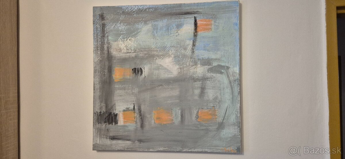 Abstraktný obraz na plátne - 4