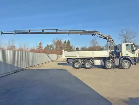 IVECO TRAKKER Sklápač + HDS + PILOT 8x4 TOP STAV - 4