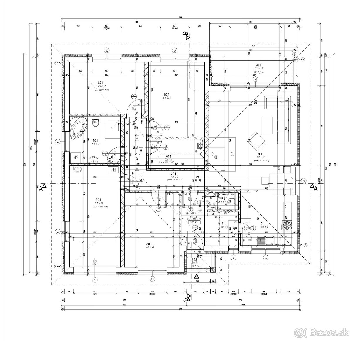 Moderný 4-izbový rodinný dom s garážou na predaj - 4