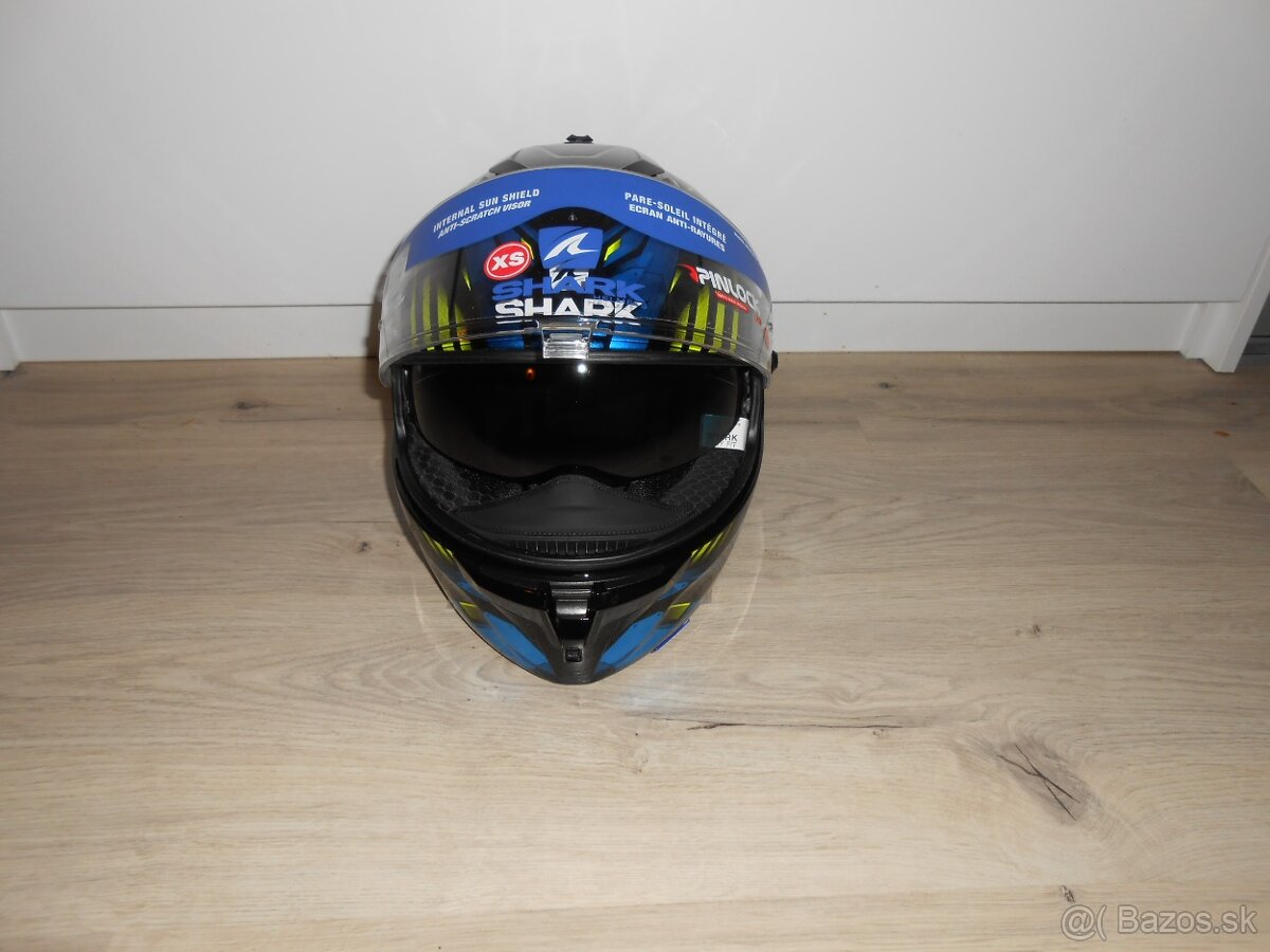 Predam krasnu novu moto prilbu znacky SHARK SPARTAN GT REPLI - 4