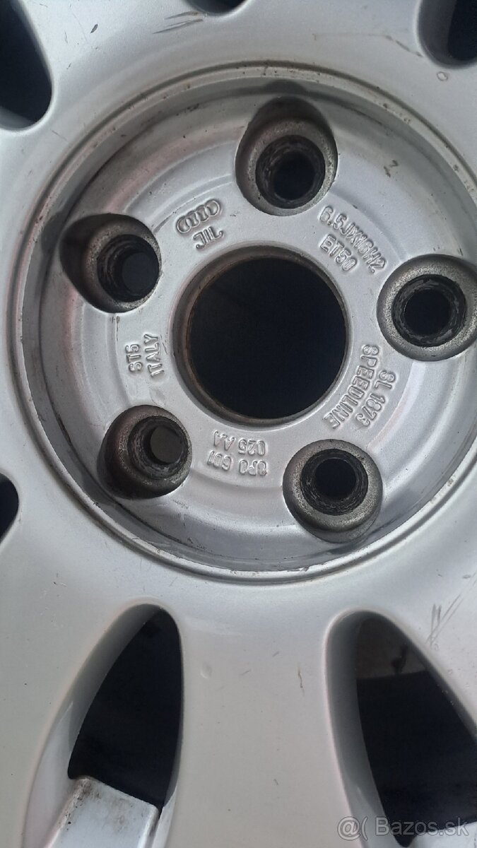 Alu disky 16 palcové original audi - 4
