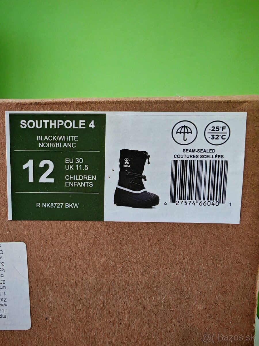 Kamik zimné chlapčenské čižmy - 4