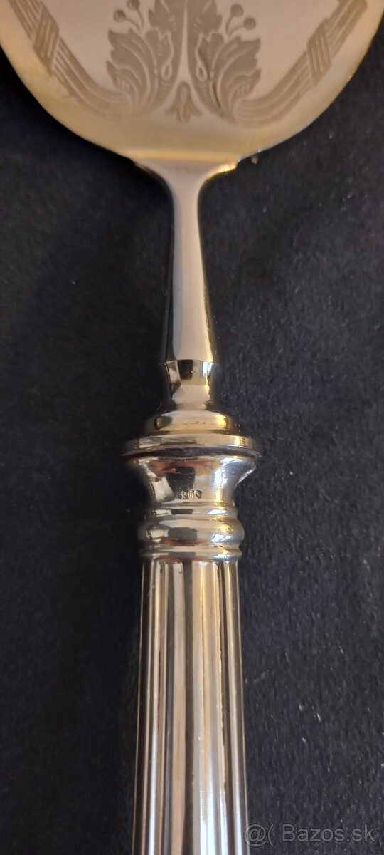 Strieborné lyžičky,naberačky,klieštiny, - 4