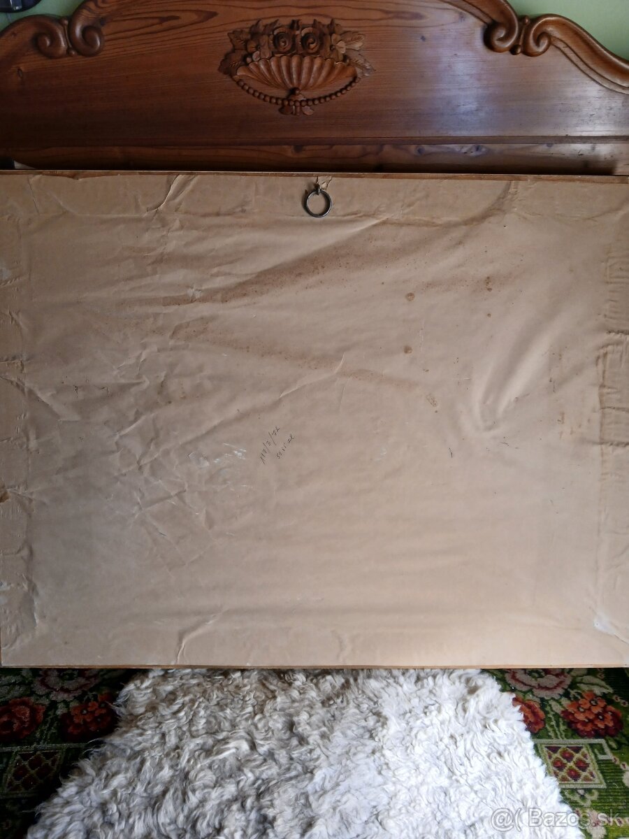 Luxusný veľkoformátový gobelín v masívnom ráme - 4