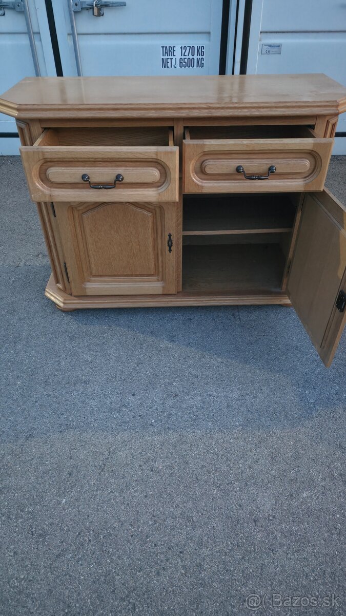 Rustikalna vitrina rustikalna komoda - 4