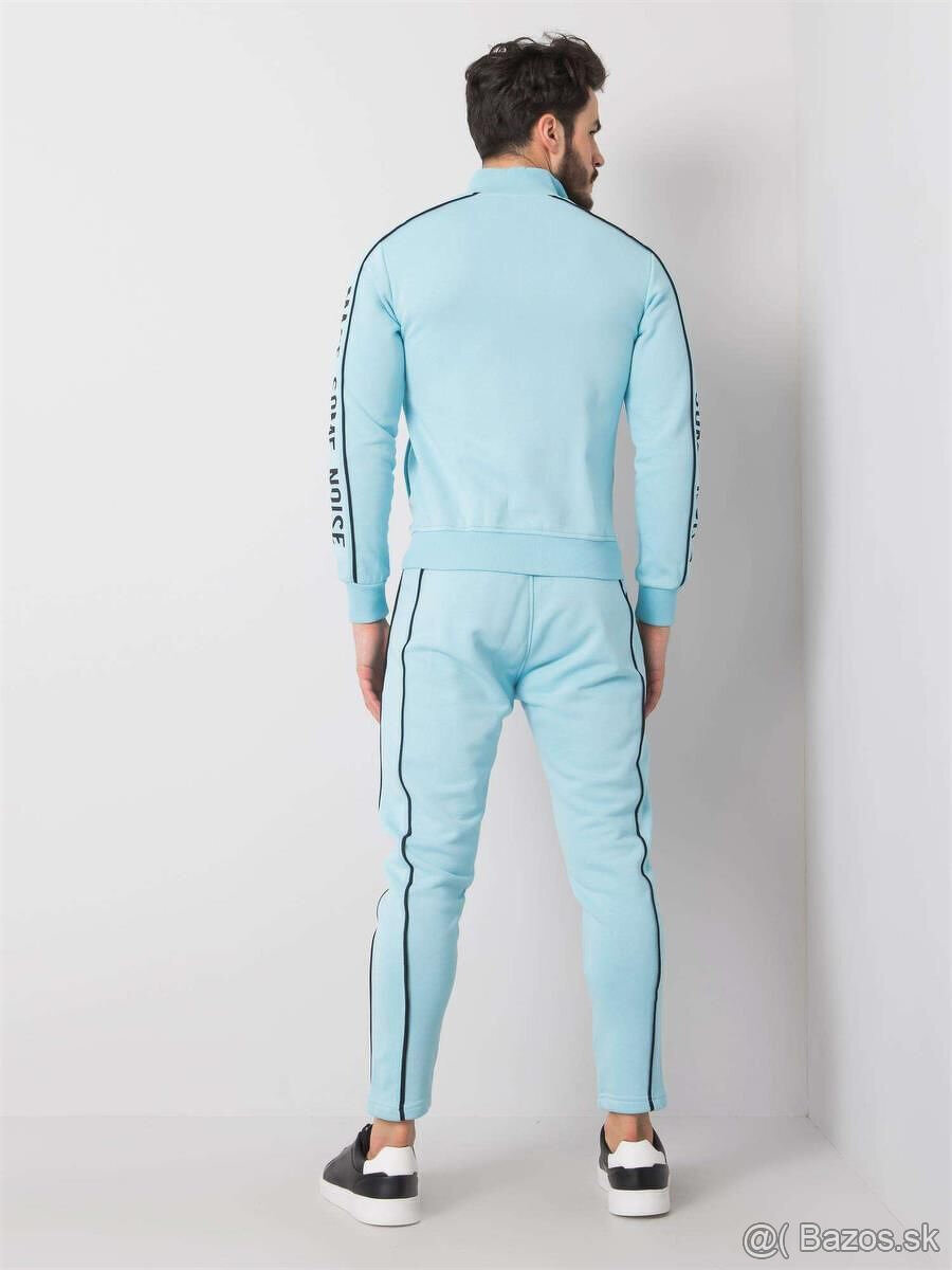 Pánska tepláková súprava svetlo modrá - 4