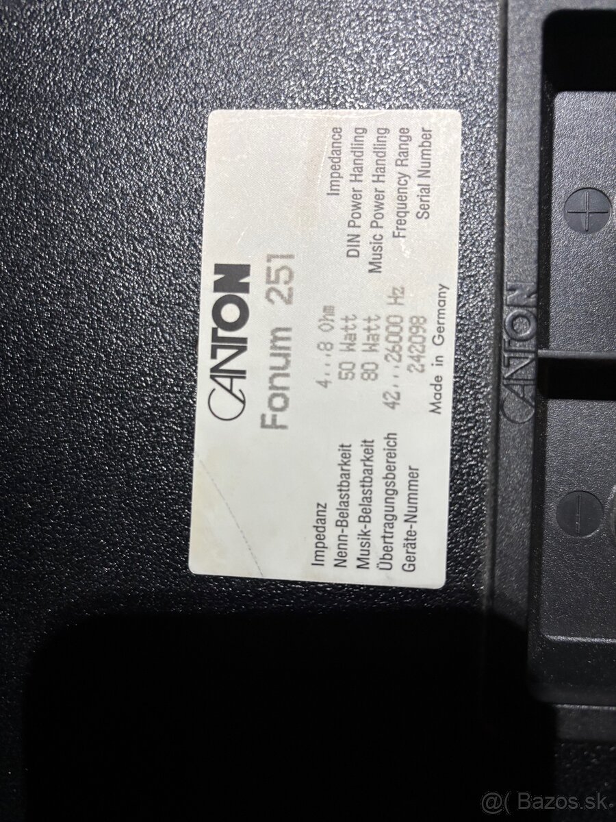 Reproduktory Canton Fonum 251 - 4
