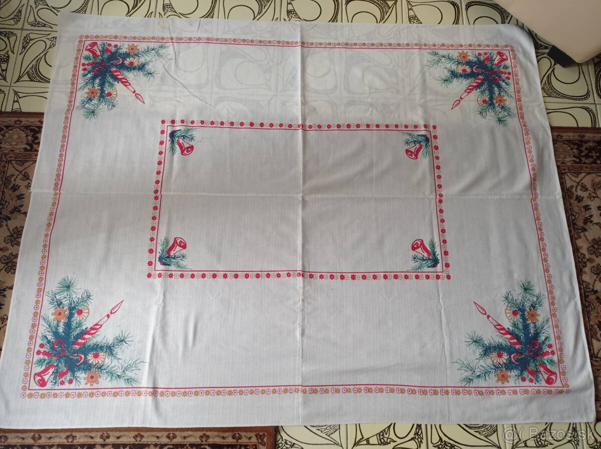 Retro vianočné obrusy - 4