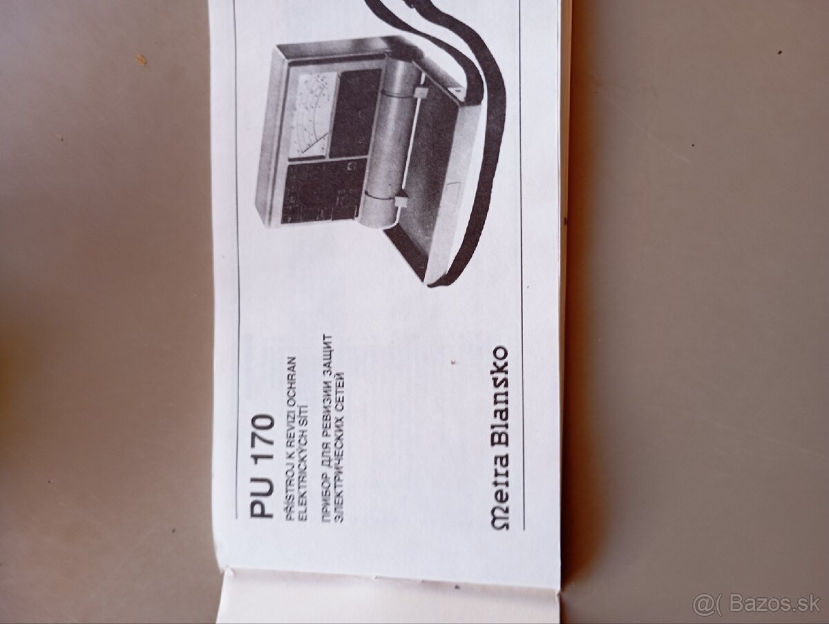 Merací prístroj PU 170 - 4