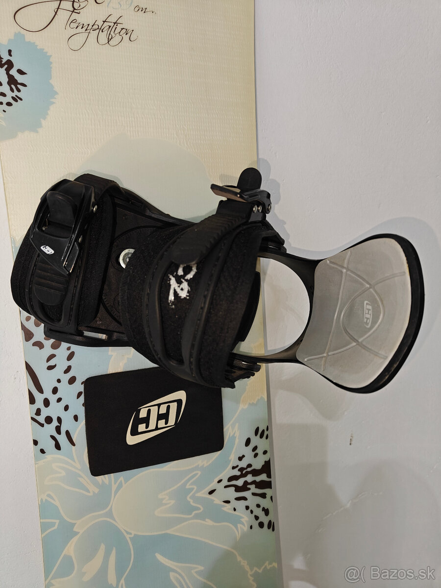 DÁMSKY SNOWBOARD ROSSIGNOL 139CM + TOPÁNKY BURTON v.39 - 4