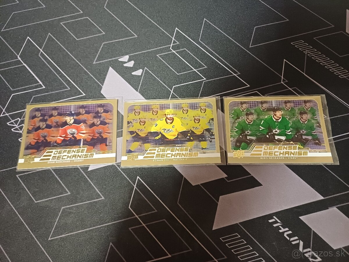 Hokejove karty / kartičky Defense mechanisms GOLD - 4