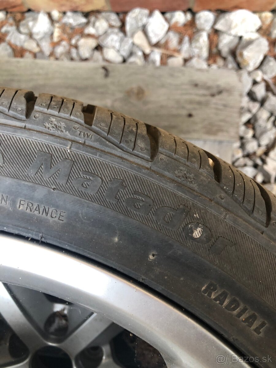 Znížená cena, zimné pneumatiky na ALU diskoch AUDI - 4