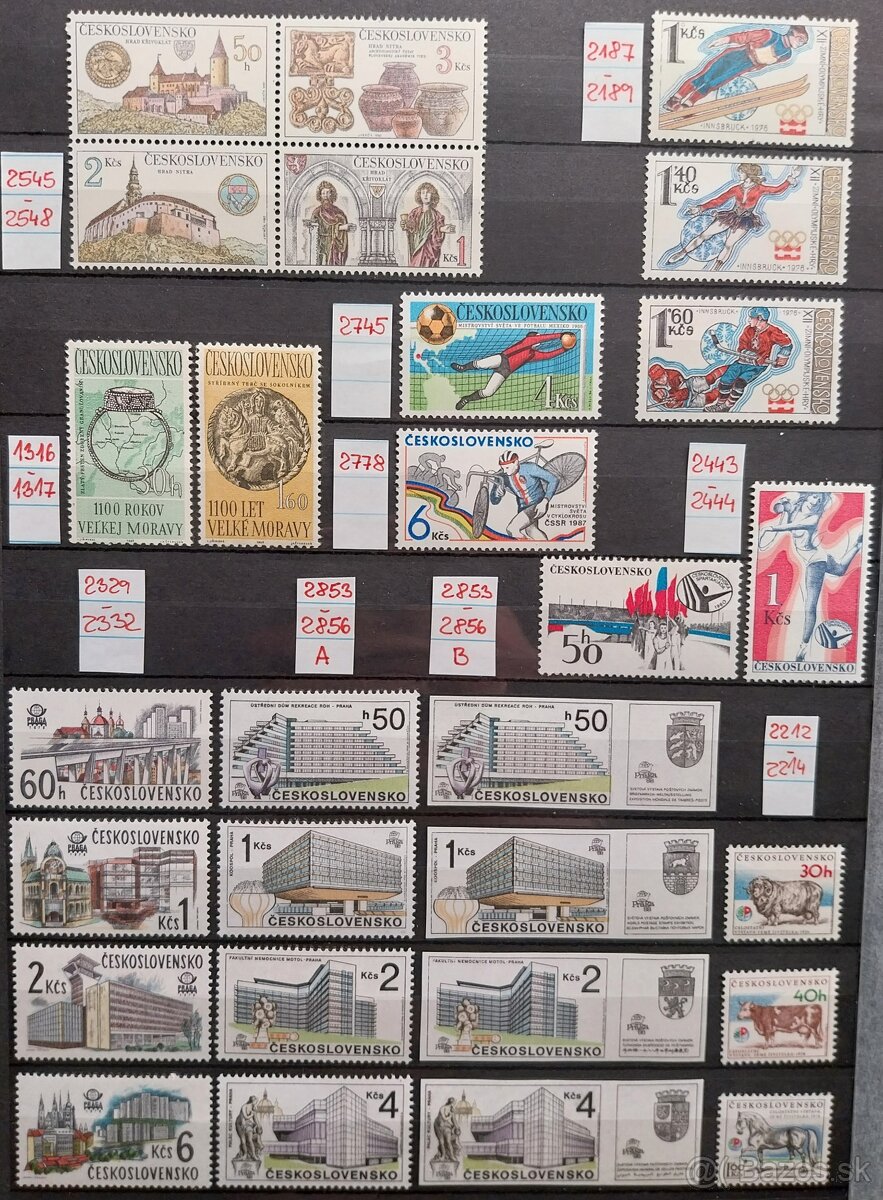 Známky ČESKOSLOVENSKO – 4 - 4