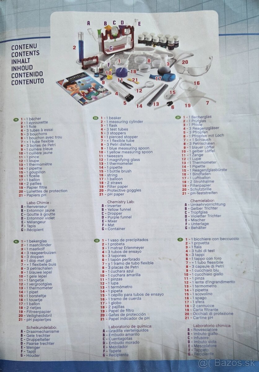 Chemistry Lab 200 experimentov (Buki) - detská chemická sada - 4