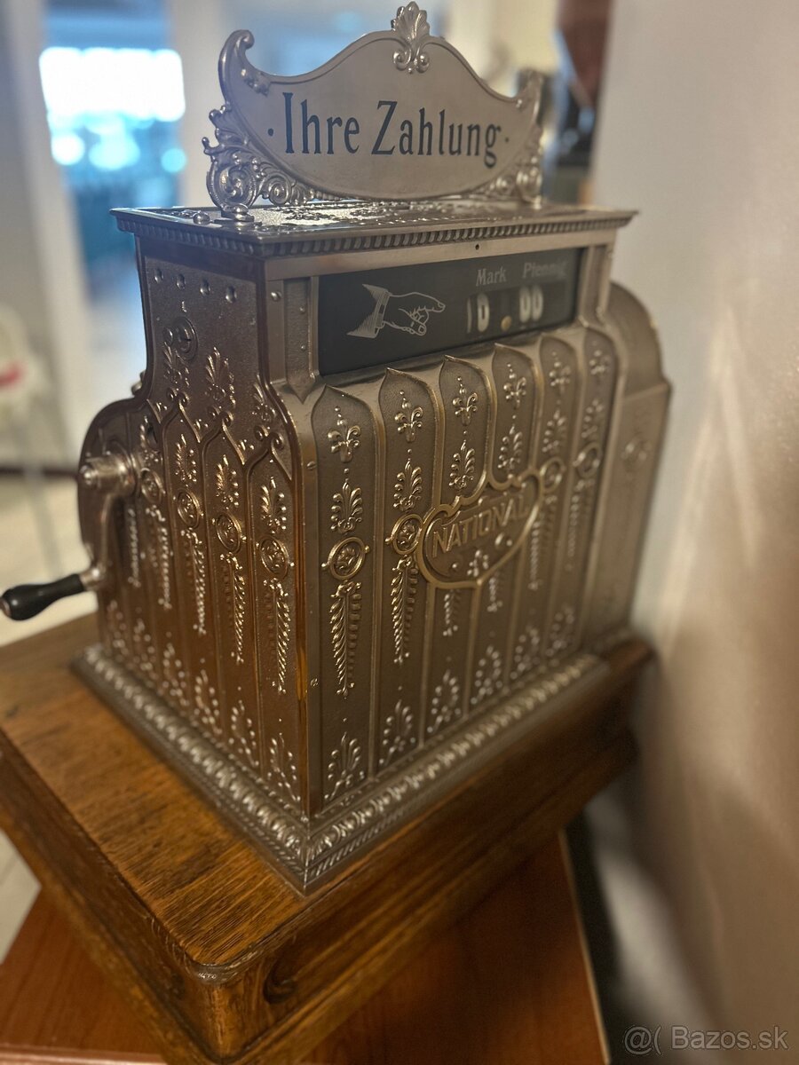 Starožitná mechanická pokladňa - 4