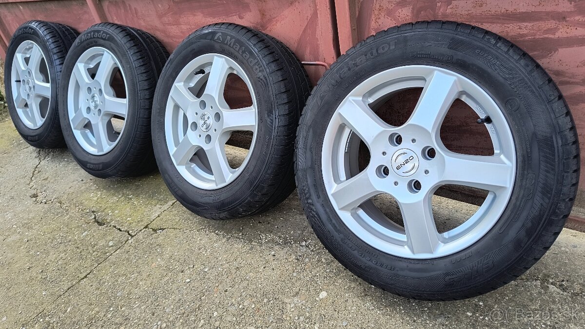 Disky Enzo 4x108 R15 + letné pneumatiky 195/60R15 - 4