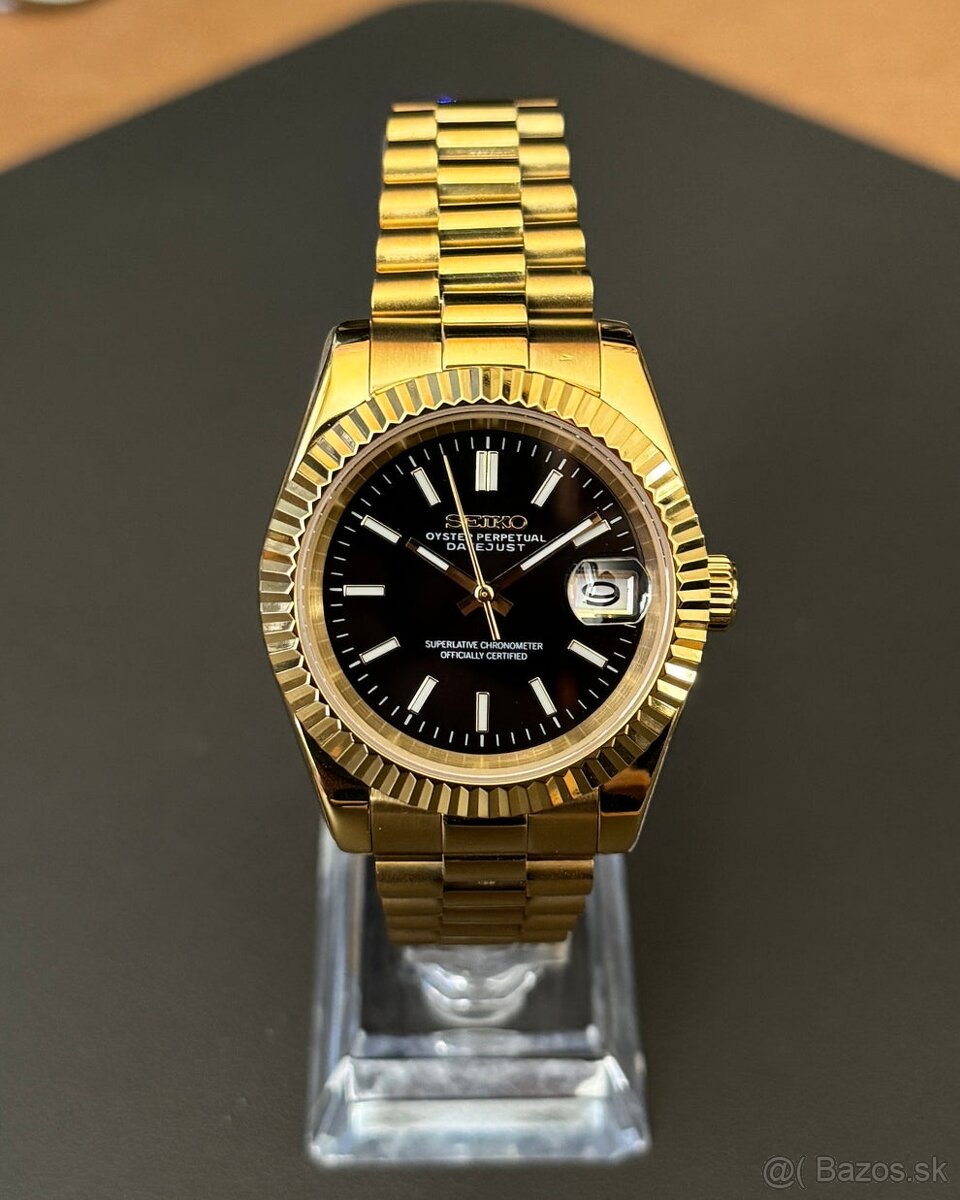Orian - Seiko Mod Gold Datejust - 4