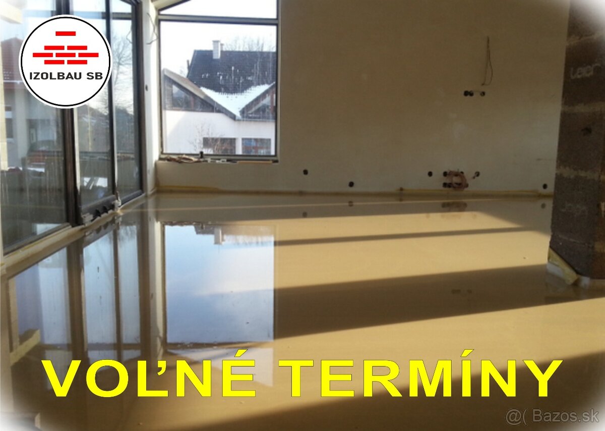 ANHYDRITOVE POTERY - PODLAHY ...VOĽNÉ TERMÍNY +++8 - 4