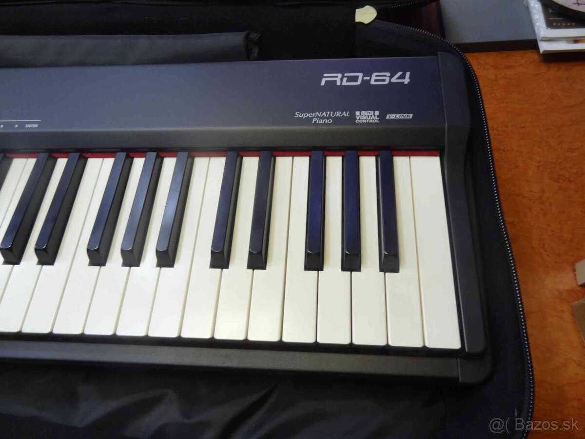 Digitálne piano - klavír - Roland RD-64 aj s púzdrom - 4
