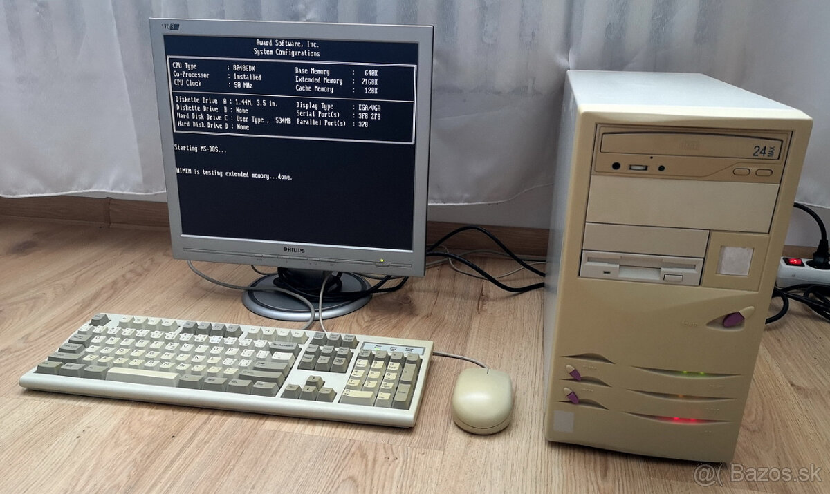 Predám Retro PC 486 DX 50MHz (32) - 4
