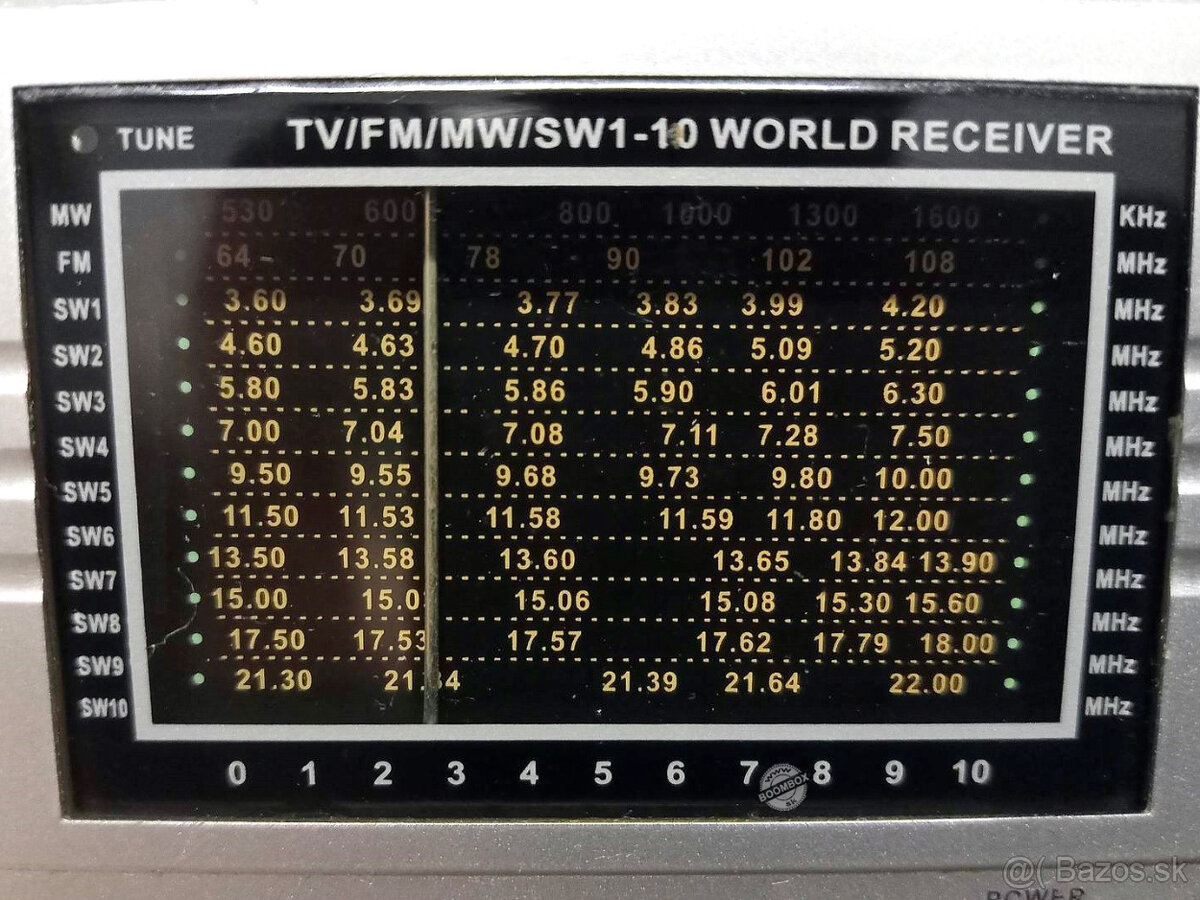 REZERVOVANÉ ECB RS-026, Svetový prijímač s magnetofónom - 4