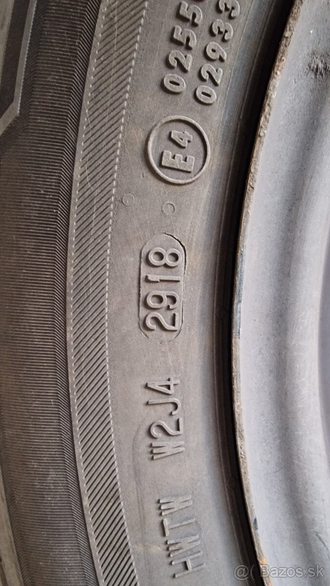Zimne pneumatiky 175/65 R15 + disky - 4