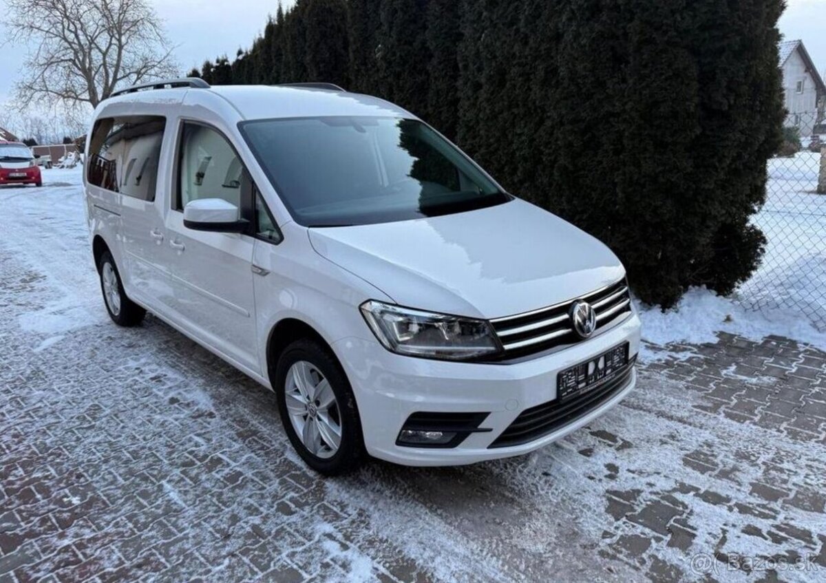 Volkswagen Caddy 2,0TDi MAXI 1Majite,2x šoupačk nafta - 4
