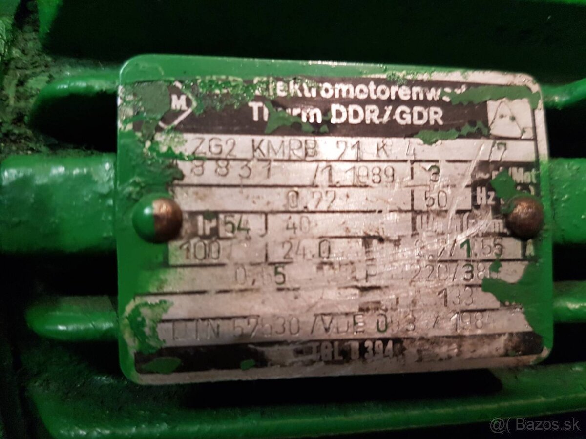 Elektrický motor a prevodovka - 4