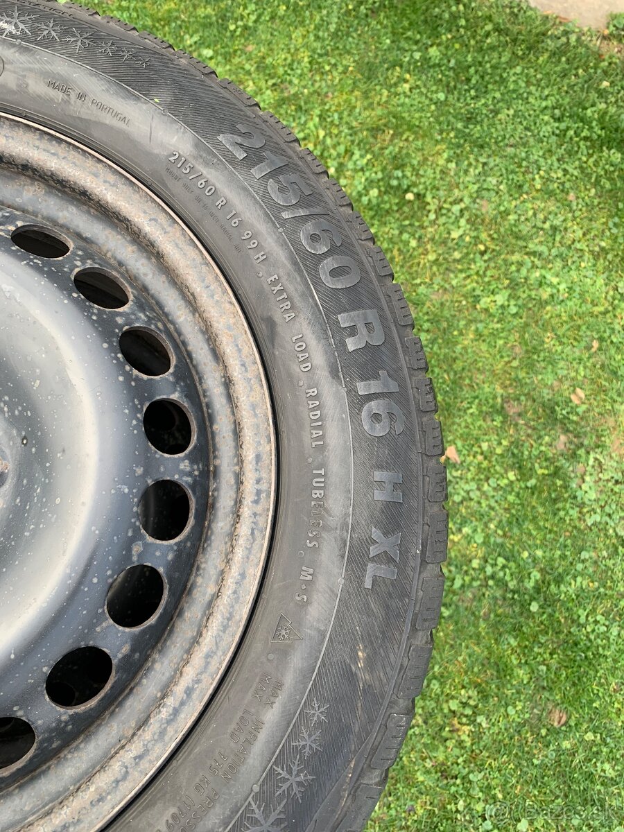 Zimné PLECH kolesá FORD 5x108 215/60 R16 - 4