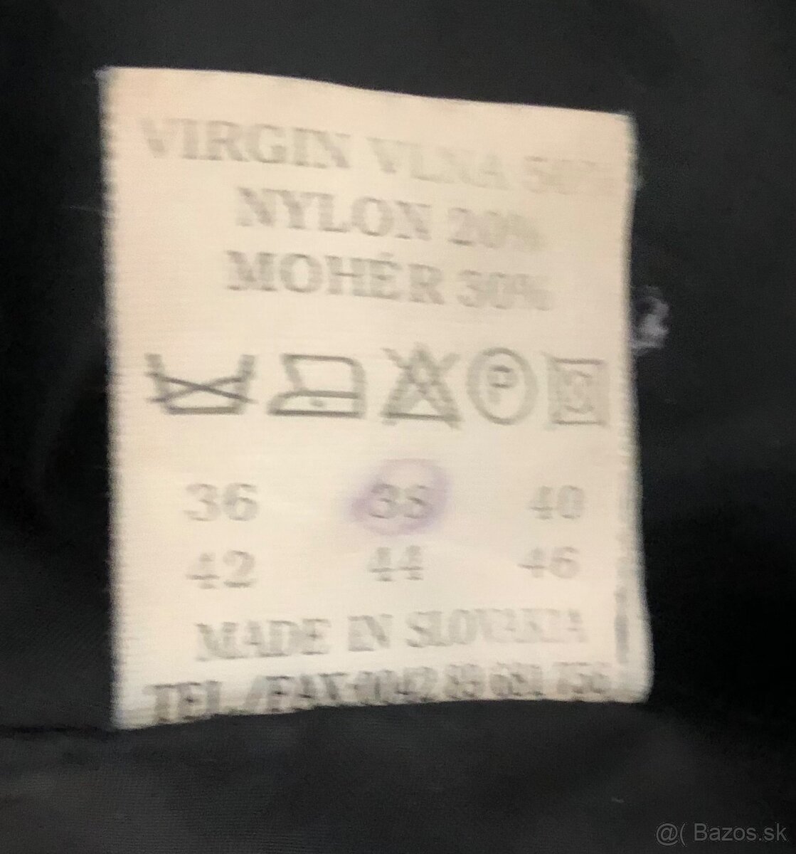 Dlhy, čierny kabát č. 38 - 4