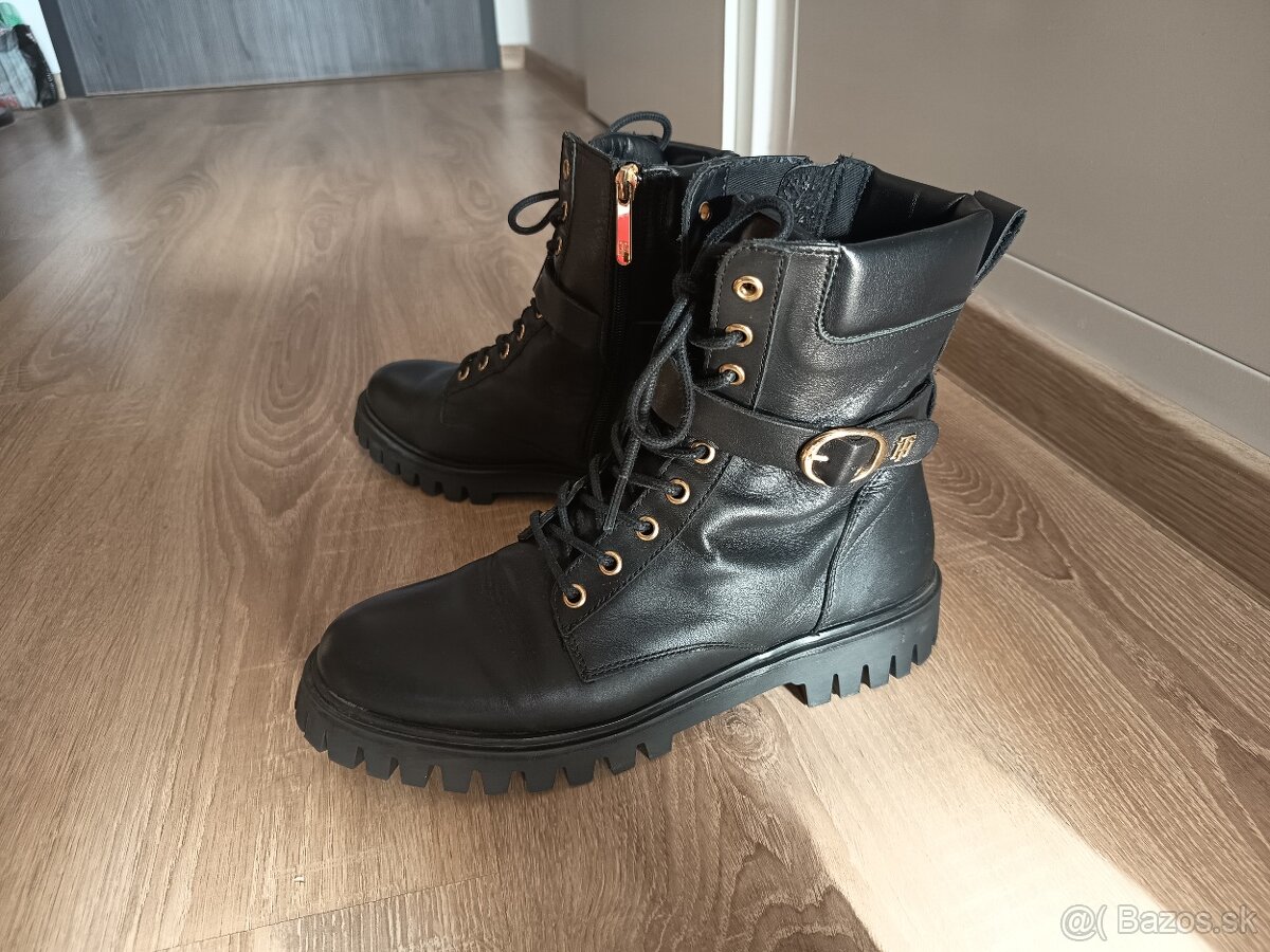 Dámske čižmy Tommy Hilfiger 39 - 4