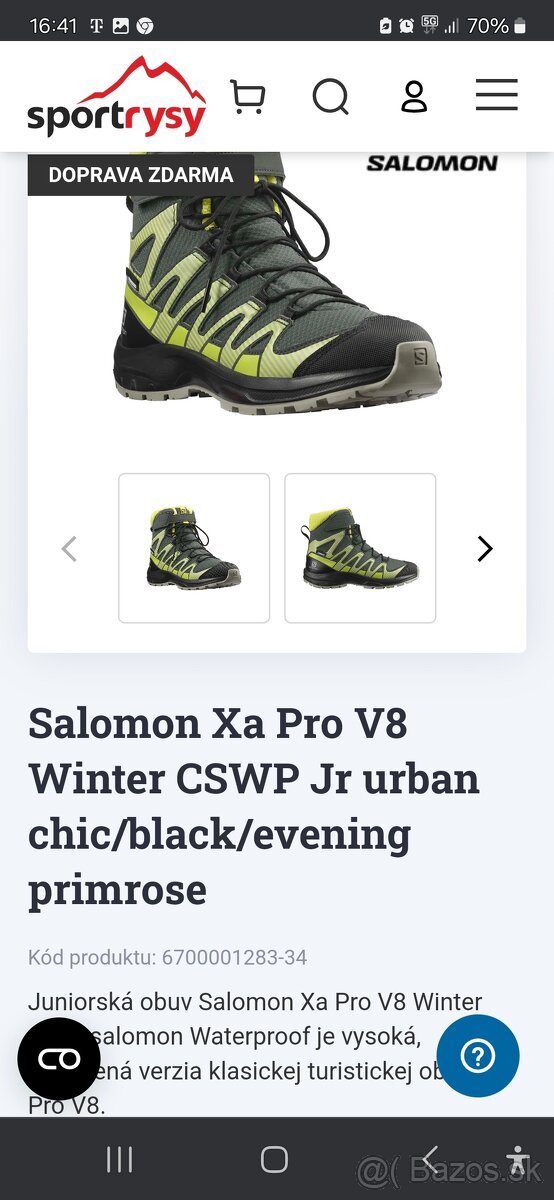 Detske outdoorove topanky - 4