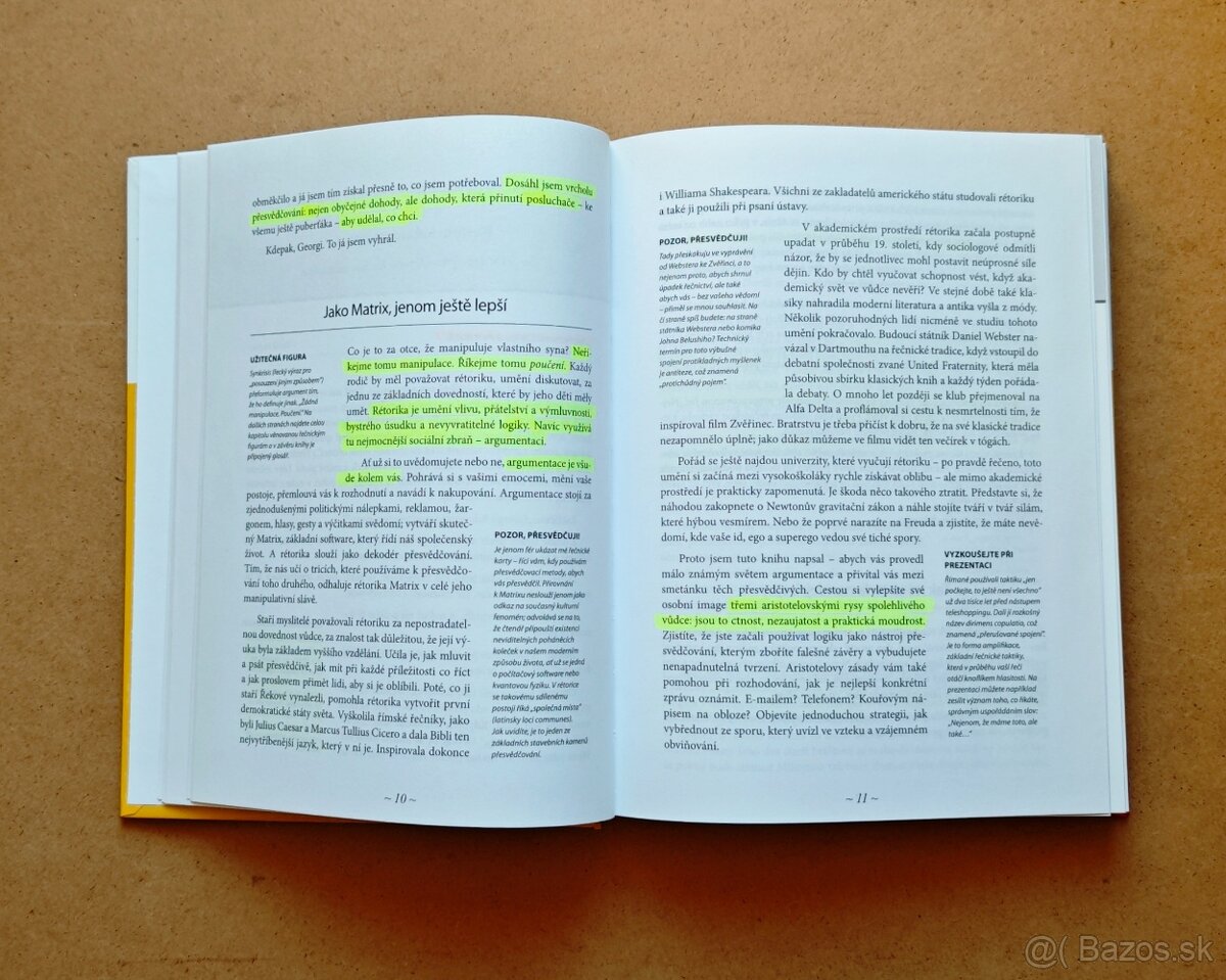 Jay Heinrichs: RÉTORIKA PRO KAŽDÉHO - 4