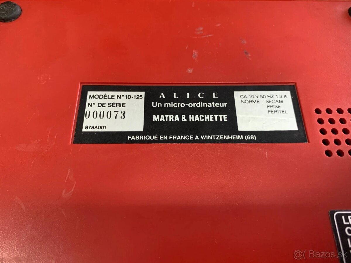 Matra & Hachette Alice 4kb - 4