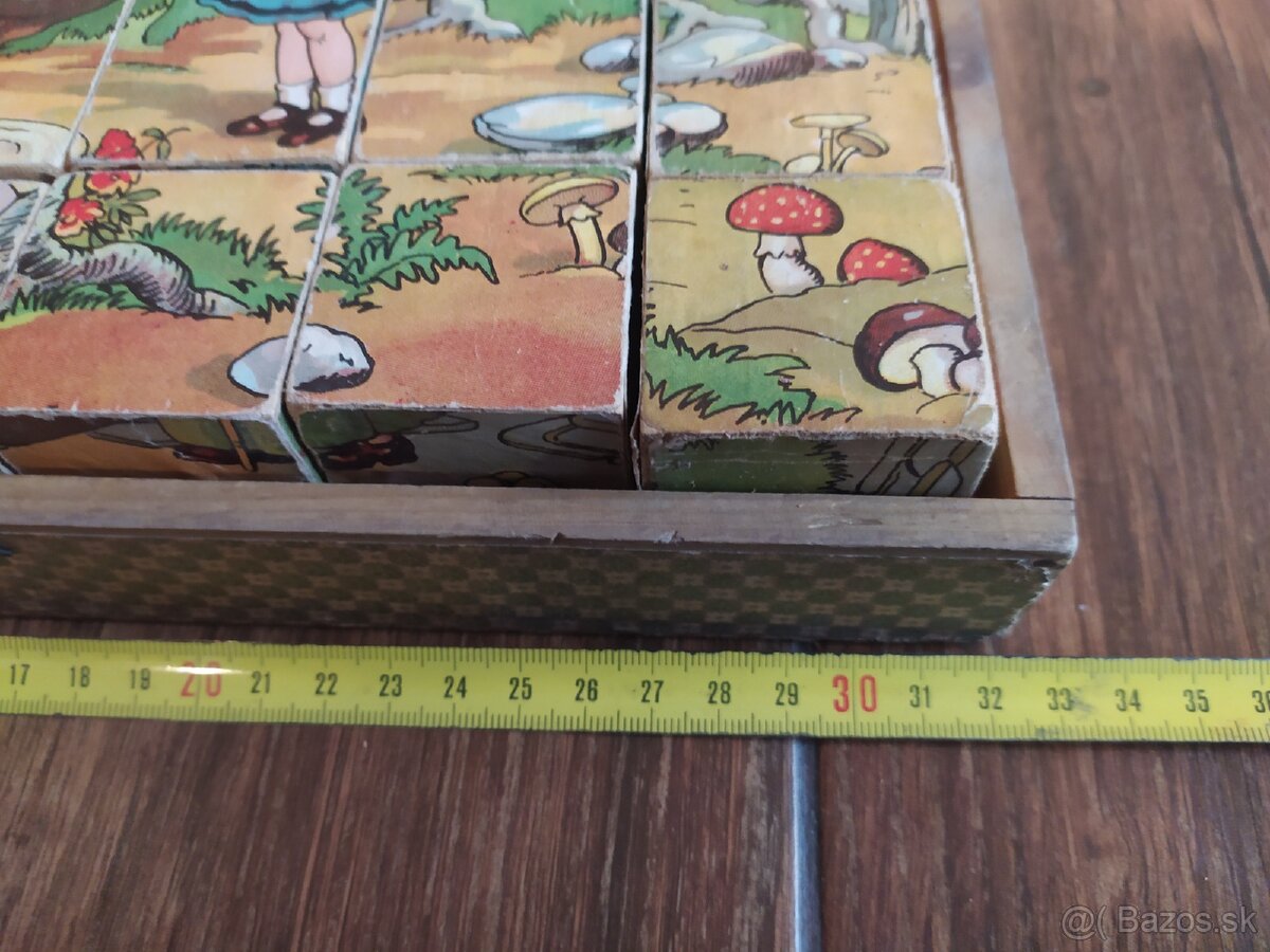 Drevené kocky z rozprávky do rozprávky 20te roky - 4