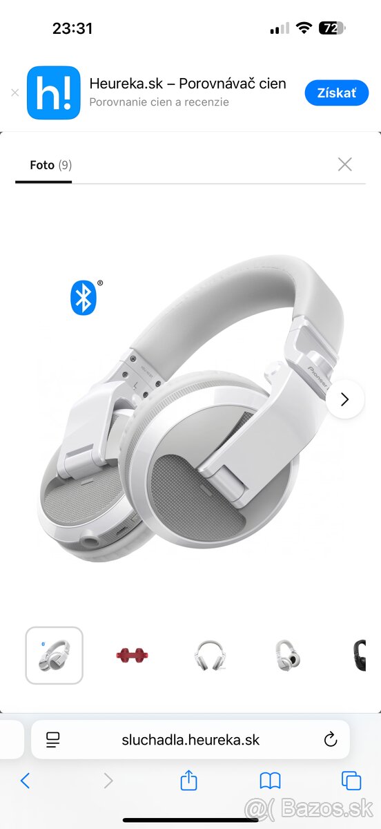 Slúchadla Pioneer DJ HDJ-X5BT-W - 4