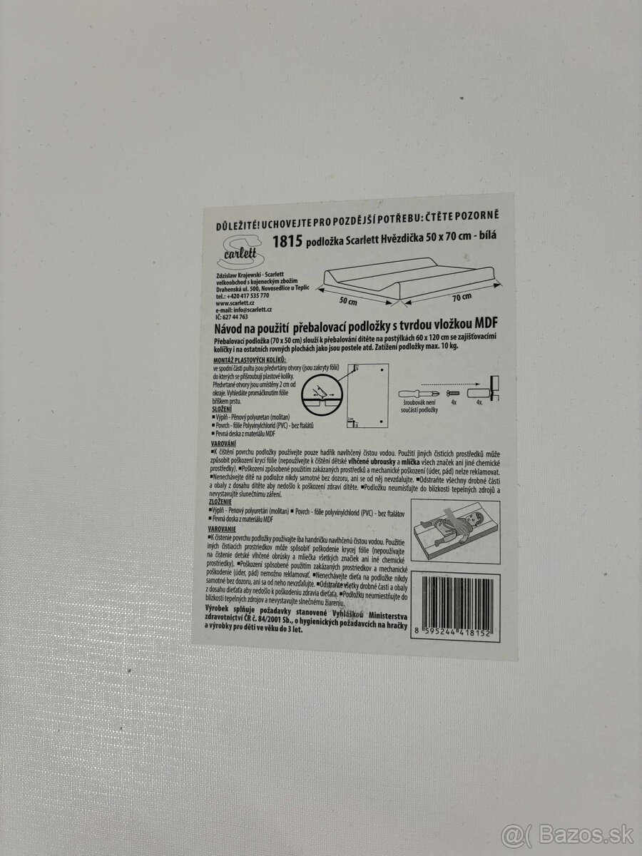 Prebalovacia podložka - 4