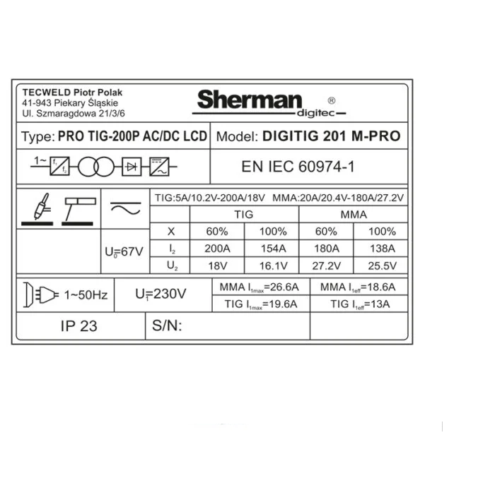 Predám zváračku SHERMAN DIGITIG 201 M-PRO - 4