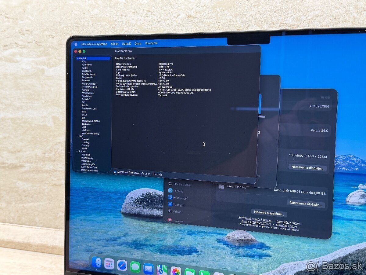 MacBook Pro 16" / M2 Pro / 16GB / 512GB / vesmírne šedý - 4