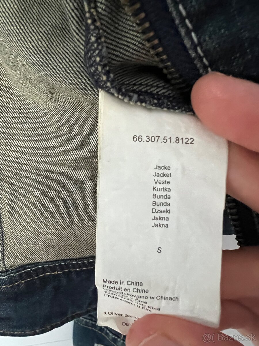 Džínsová dievčenská bunda s.Oliver - 4