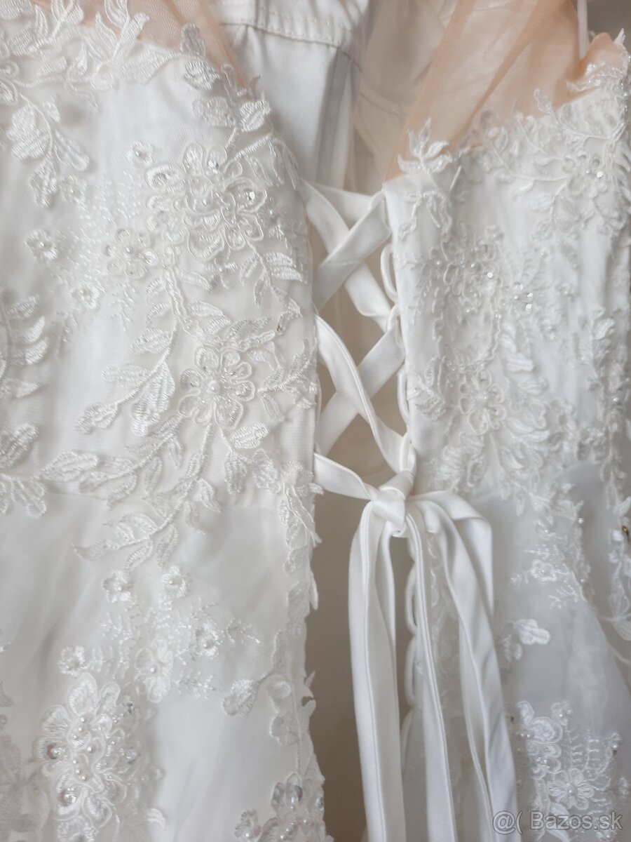 Svadobne šaty veľ. 44-48 - 4