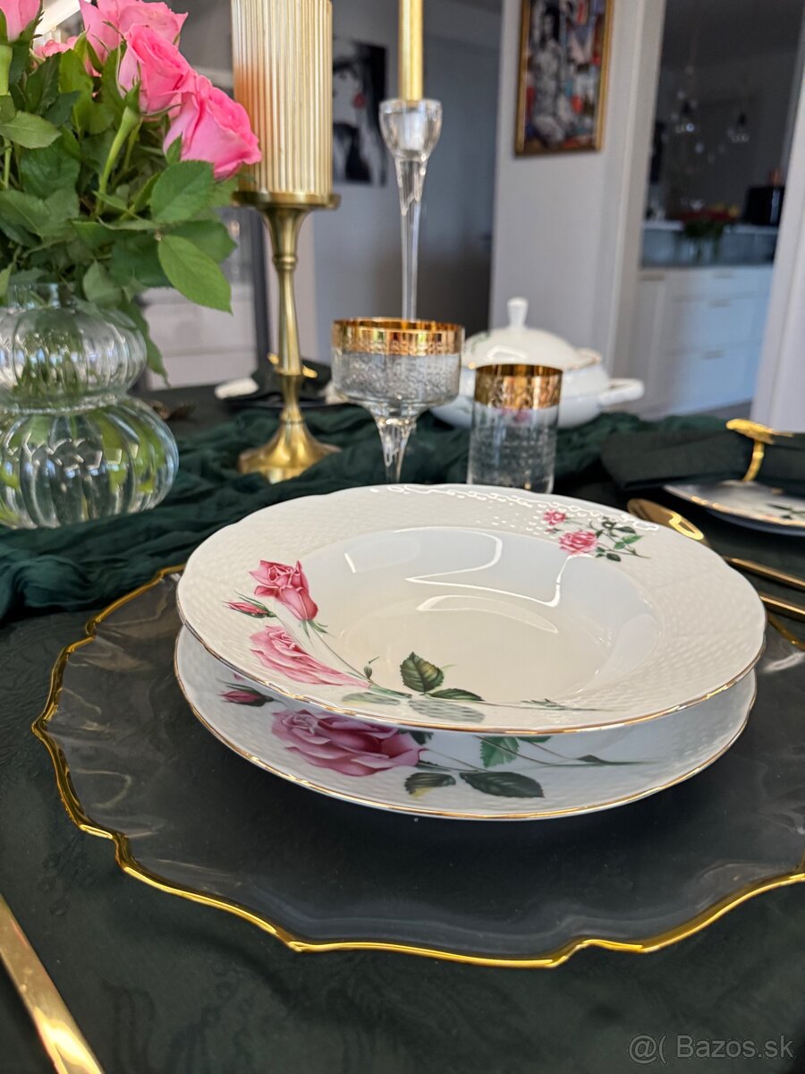 Krásna Československá obedová súprava Thun - 4