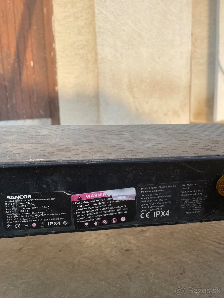 Elektrická kolobežka sencor two long range 2021 - 4