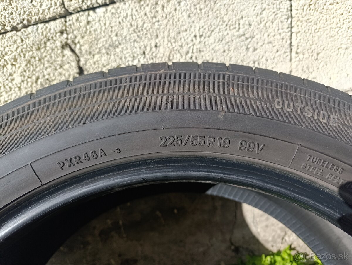 Predám letné pneumatiky TOYO 225/55R19 - 4