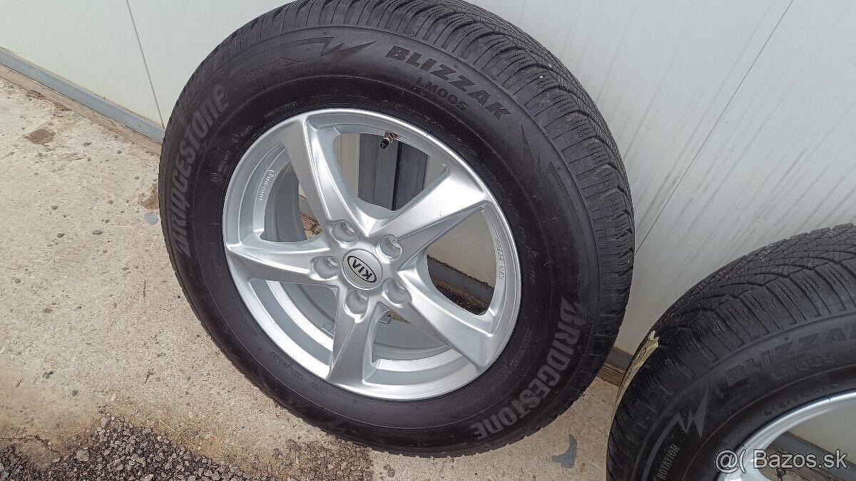 Sada elektrónov KIA 6,5Jx16H2 s pneu Bridgestone 215/70 R16 - 4