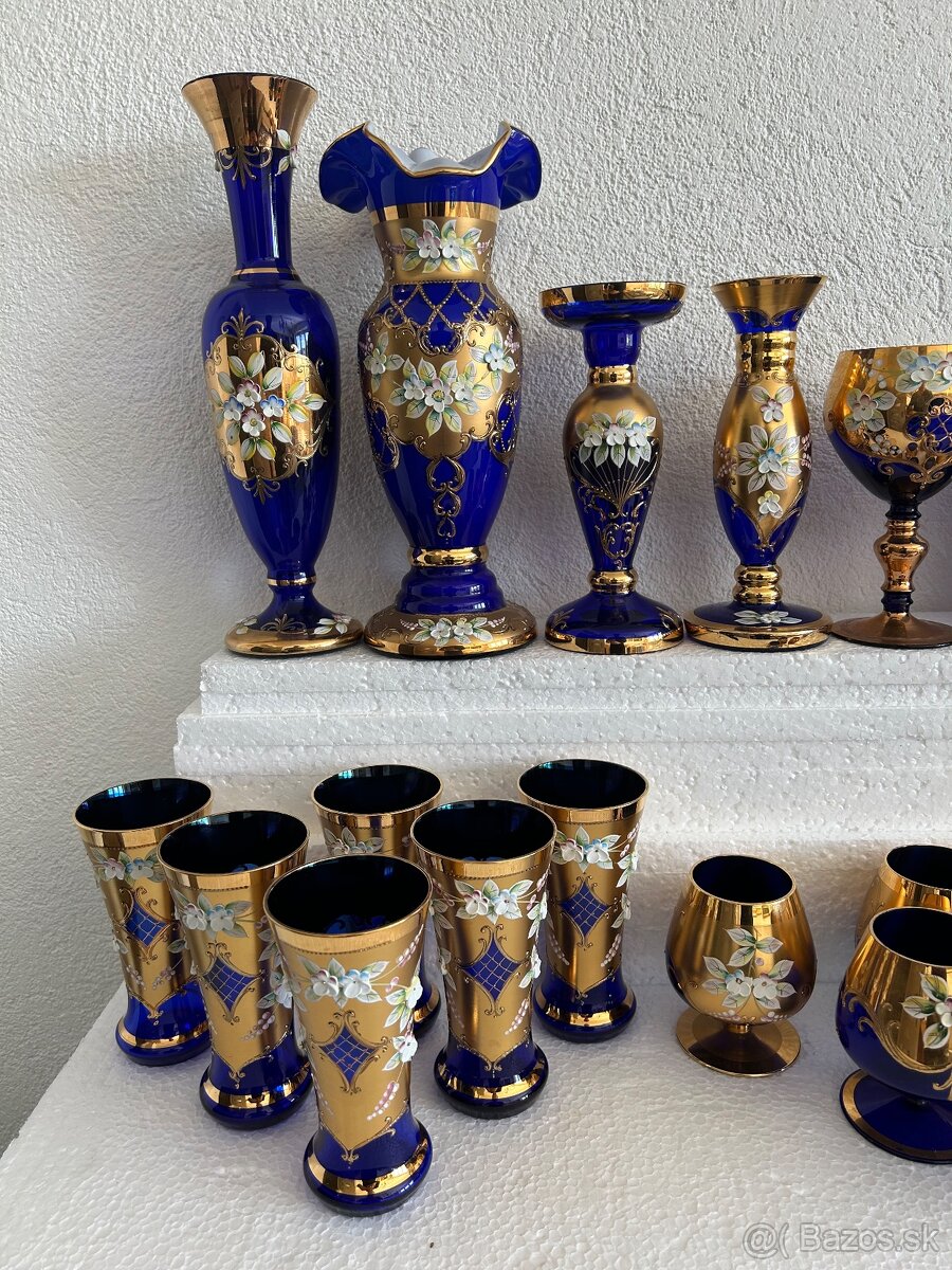 Borske novovorske modre sklo vysoky smalt - 4