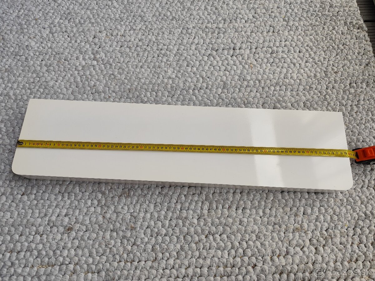 Plávajúca polica, polička biela - 4